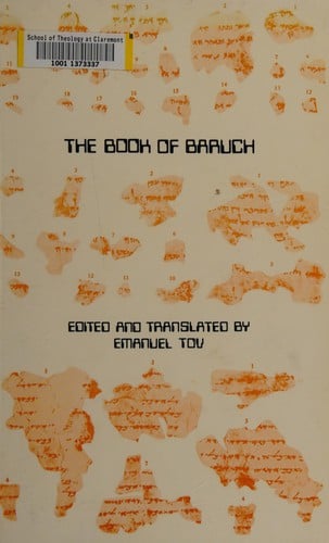 The Book of Baruch: Also Called I Baruch: (Greek and Hebrew)