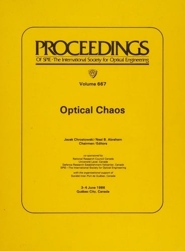 Optical Chaos Conference : Papers