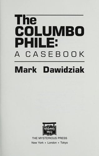 The Columbo Phile A Casebook
