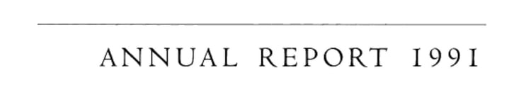 Fitzwilliam Museum annual report 1991