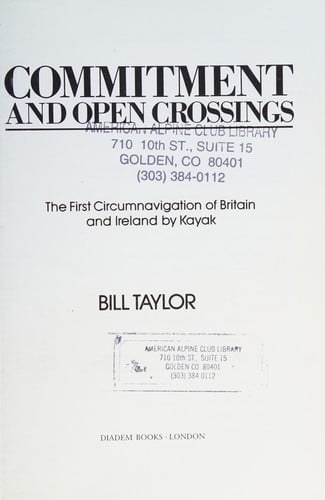 Commitment and Open Crossings: The First Circumnavigation of Britain and Ireland by Kayak