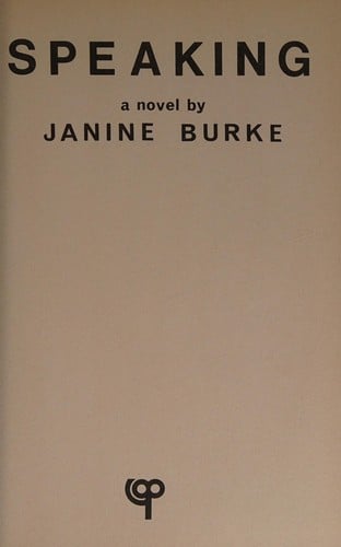 Speaking: A novel