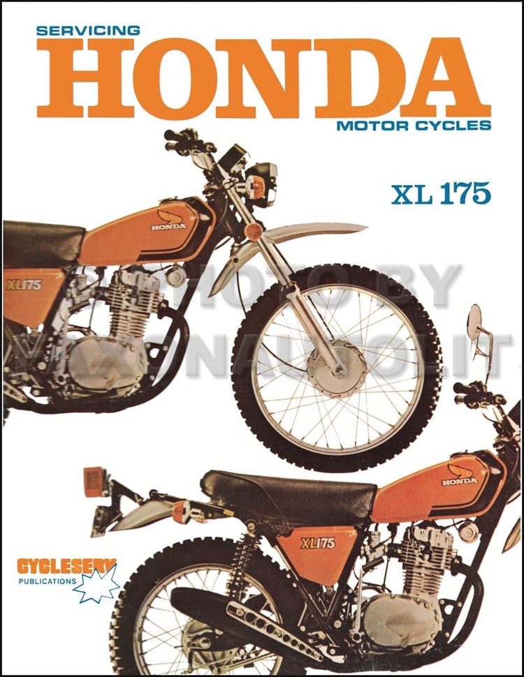 Servicing Honda Motor Cycles, XL175