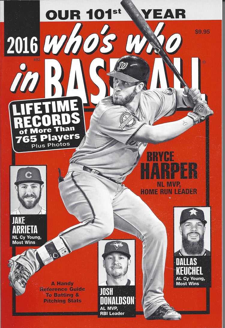 Who's who in Baseball 2016 Official Lifetime Records of Major League Players