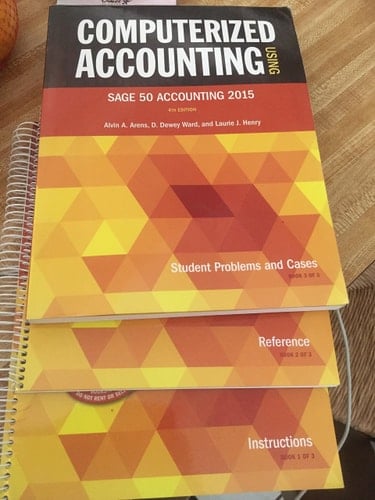Computerized Accounting Using Sage 50 Accounting