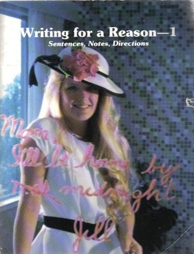 Writing for a Reason, 1 Sentences, Notes and Directions