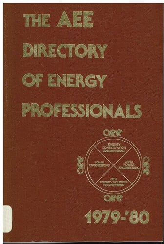 The AEE Directory of Energy Professionals, 1979-1980