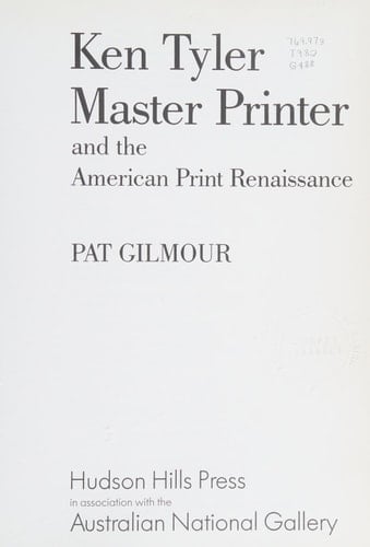 Ken Tyler, master printer, and the American print renaissance