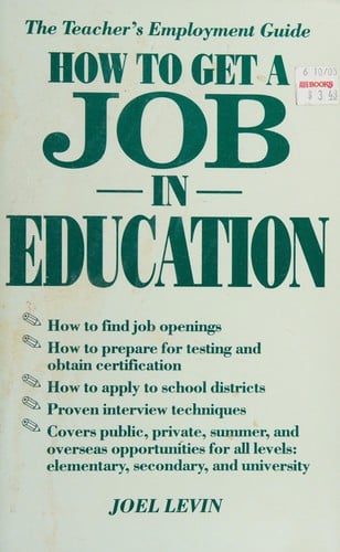 How to Get a Job in Education