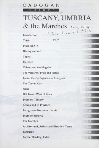 Tuscany, Umbria & the Marches