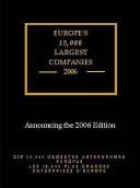 15,000 Grössten Unternehmen Europas