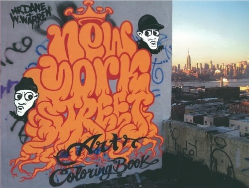 New York Street Art Colouring Book