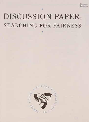 Discussion Paper : Searching for Fairness