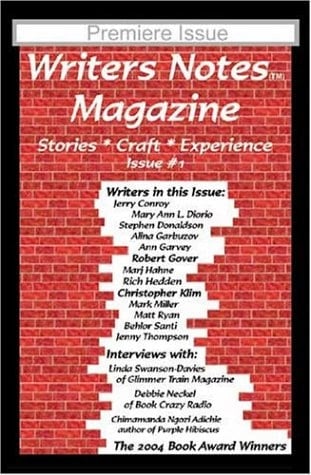 Writers Notes Magazine Stories, Craft, Experience