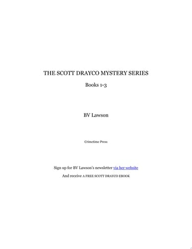The Scott Drayco Series: Books 1-3