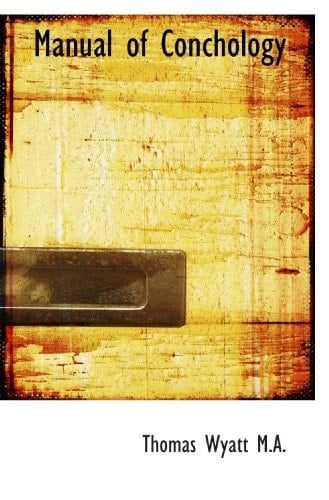 Manual of Conchology