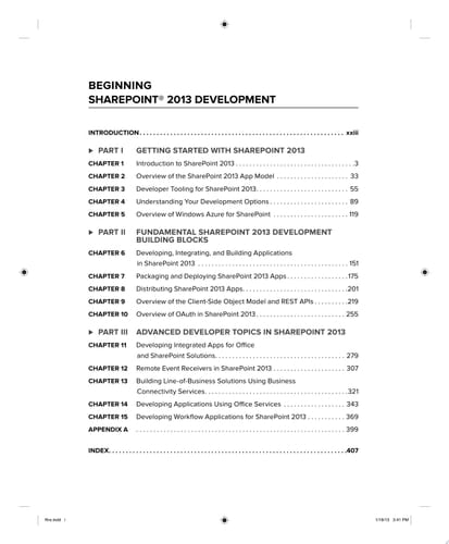 Beginning SharePoint 2013 Development