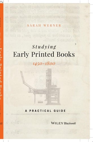 Studying Early Printed Books, 1450-1800