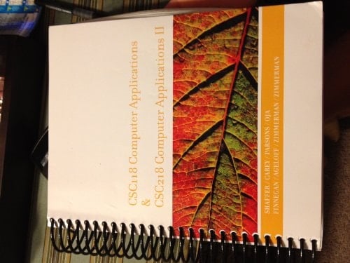 CSC 118 Computer Applications & CSC 218 Computer Applications II