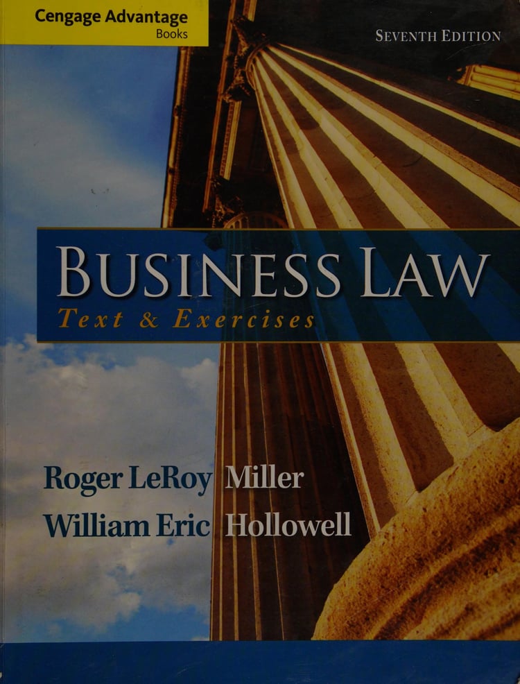 Cengage Advantage Books: Business Law: Text and Exercises