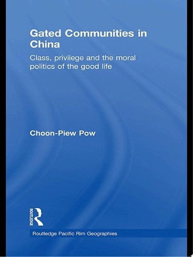 Gated Communities in China