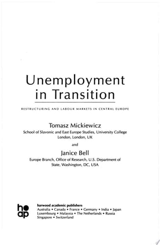 Unemployment in Transition