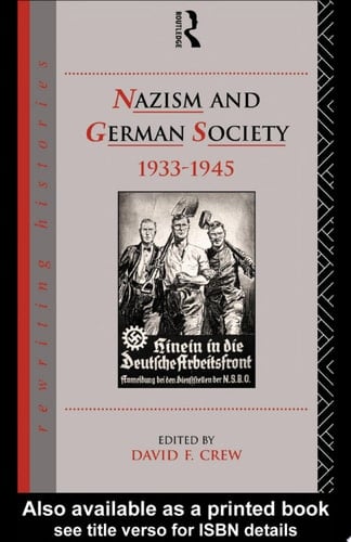 Nazism and German Society, 1933-1945