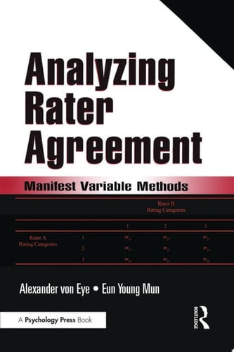Analyzing Rater Agreement Manifest Variable Methods