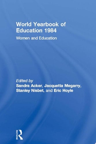 World Yearbook of Education 1984 Women and Education