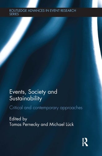 Events, Society and Sustainability