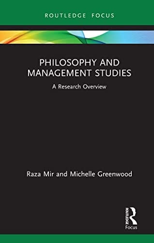 Philosophy and Management Studies A Research Overview