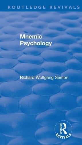 Revival: Mnemic Psychology (1923)
