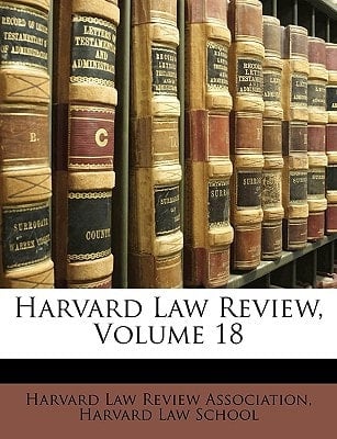 Harvard Law Review, Volume 18