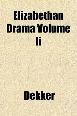 Elizabethan Drama