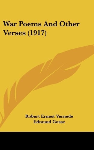 War Poems And Other Verses (1917)