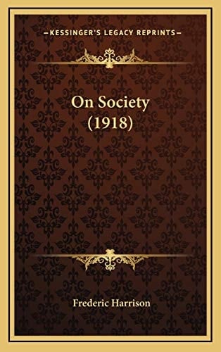 On Society (1918)