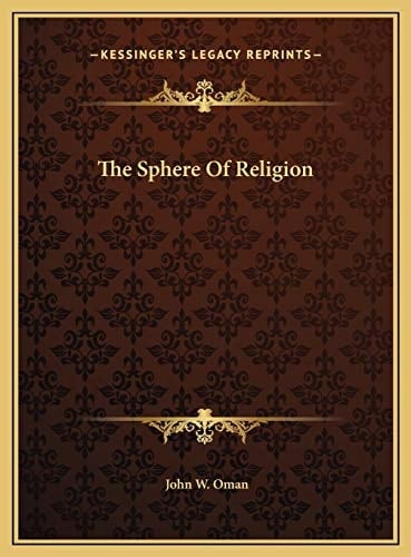 The Sphere Of Religion