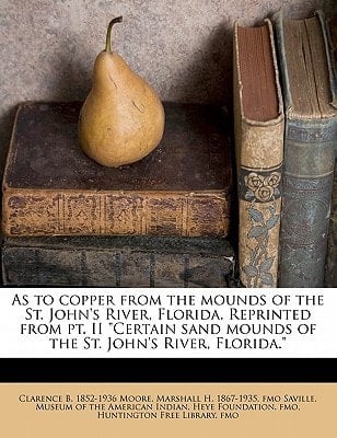 As to copper from the mounds of the St. John's River, Florida. Reprinted from pt. II "Certain sand mounds of the St. John's River, Florida."