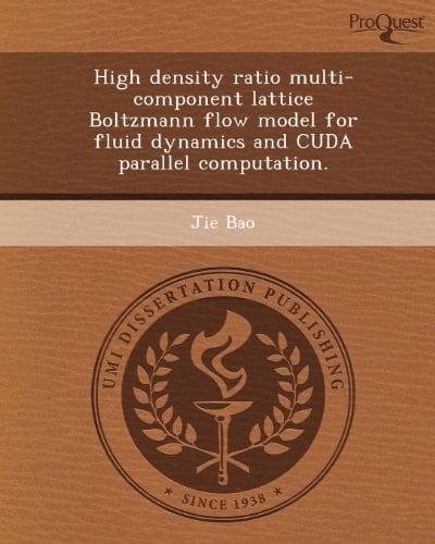 High density ratio multi-component lattice Boltzmann flow model for fluid dynamics and CUDA parallel computation.