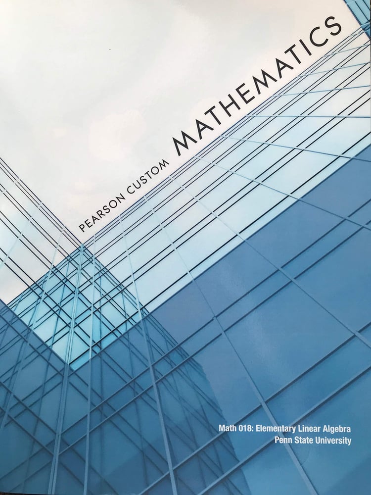 Pearson Custom Mathematics