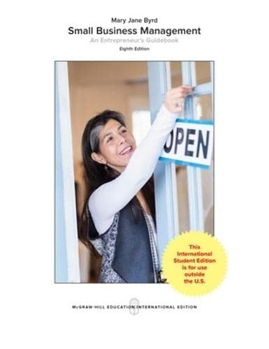 Small Business Management An Entrepreneur's Guidebook