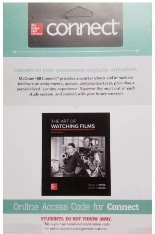 Connect Access Card for Art of Watching Films 9th Edition