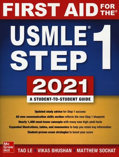 First Aid for the USMLE Step 1 2021, Thirty first edition