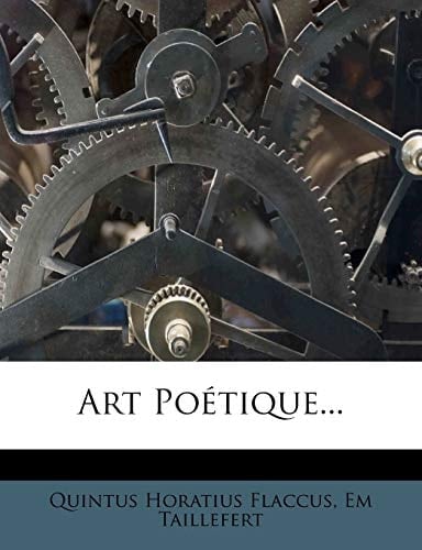 Art Poétique... (French Edition)