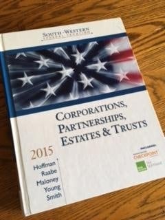 South-Western Federal Taxation 2015 Corporations, Partnerships, Estates and Trusts (with H&R Block at Home® CD-ROM & RIA Checkpoint® Printed Access Card)