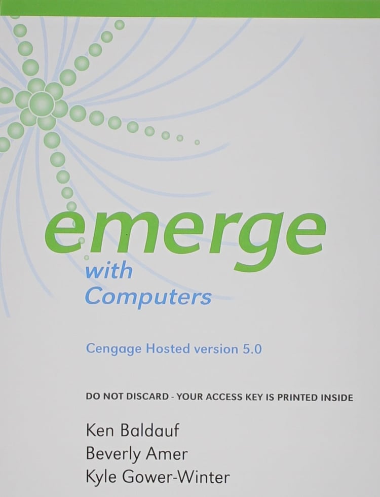 Cengage-hosted Emerge With Computers V. 5.0 Printed Access Card