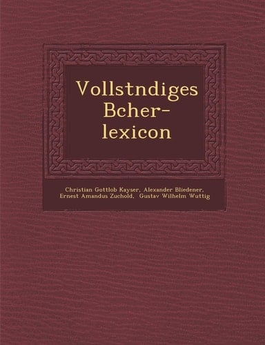 Vollstndiges Bcher-lexicon