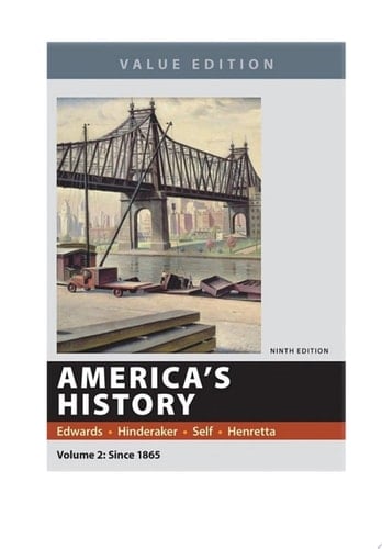America's History, Value Edition, Volume 2