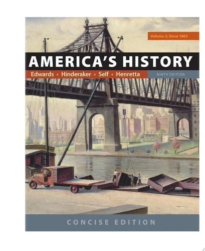 America's History: Concise Edition, Volume 2