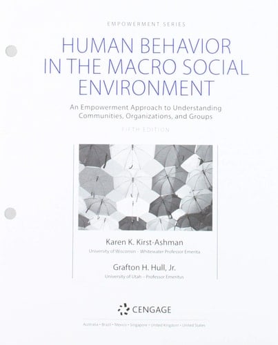 Empowerment + Mindtap Social Work, 1-term, 6 Month Printed Access Card Human Behavior in the Macro Social Environment